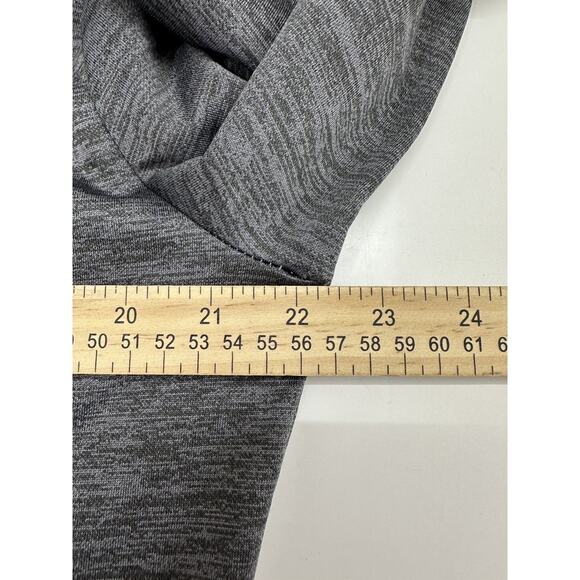 DC Comics Batman Mens Pullover Size Medium Gray Quarter Zip Logo Long Sleeve - Picture 11 of 14